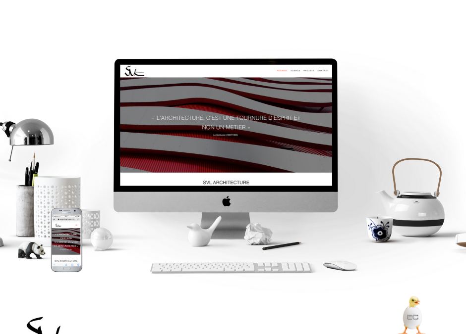 SITE VITRINE ET CHARTE GRAPHIQUE – SVL ARCHITECTURE