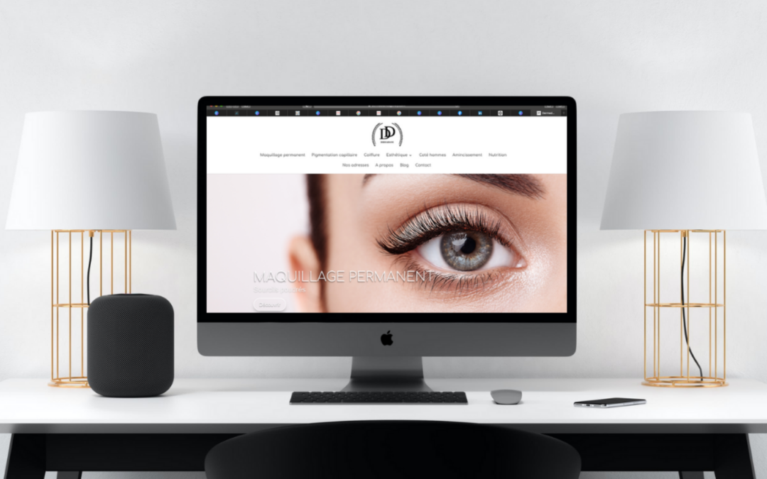 SITE VITRINE AVEC BLOG & CHARTE GRAPHIQUE – DERMADIANE