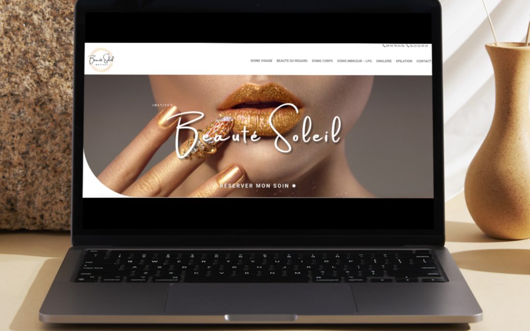 SITE INTERNET ET CHARTE GRAPHIQUE – BEAUTE SOLEIL