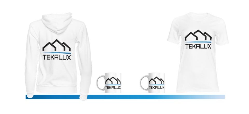 Mock up Tekalux Tshirt, mug et tote bag SVL architecture