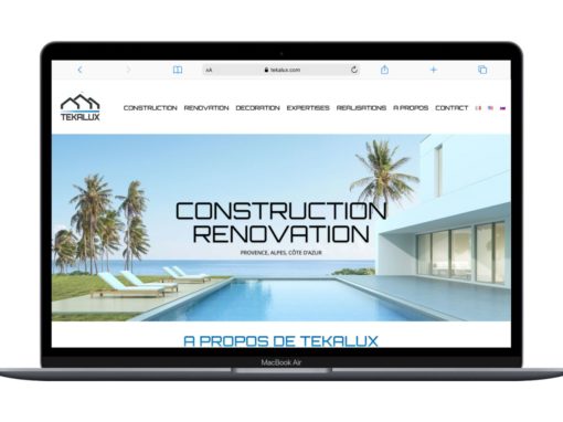 SITE VITRINE ET CHARTE GRAPHIQUE – TEKALUX