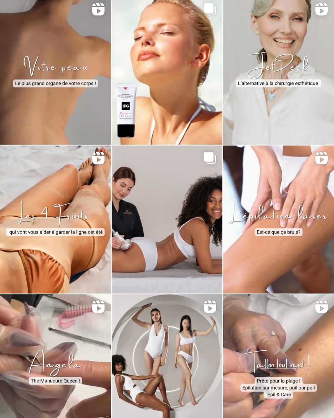 profil instagram de Beauté Soleil